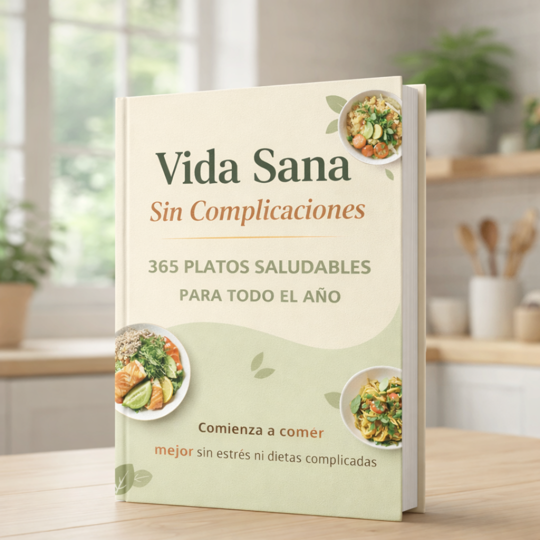 Vida Sana Sin Complicaciones – 365 Platos Saludables + 10 Regalos